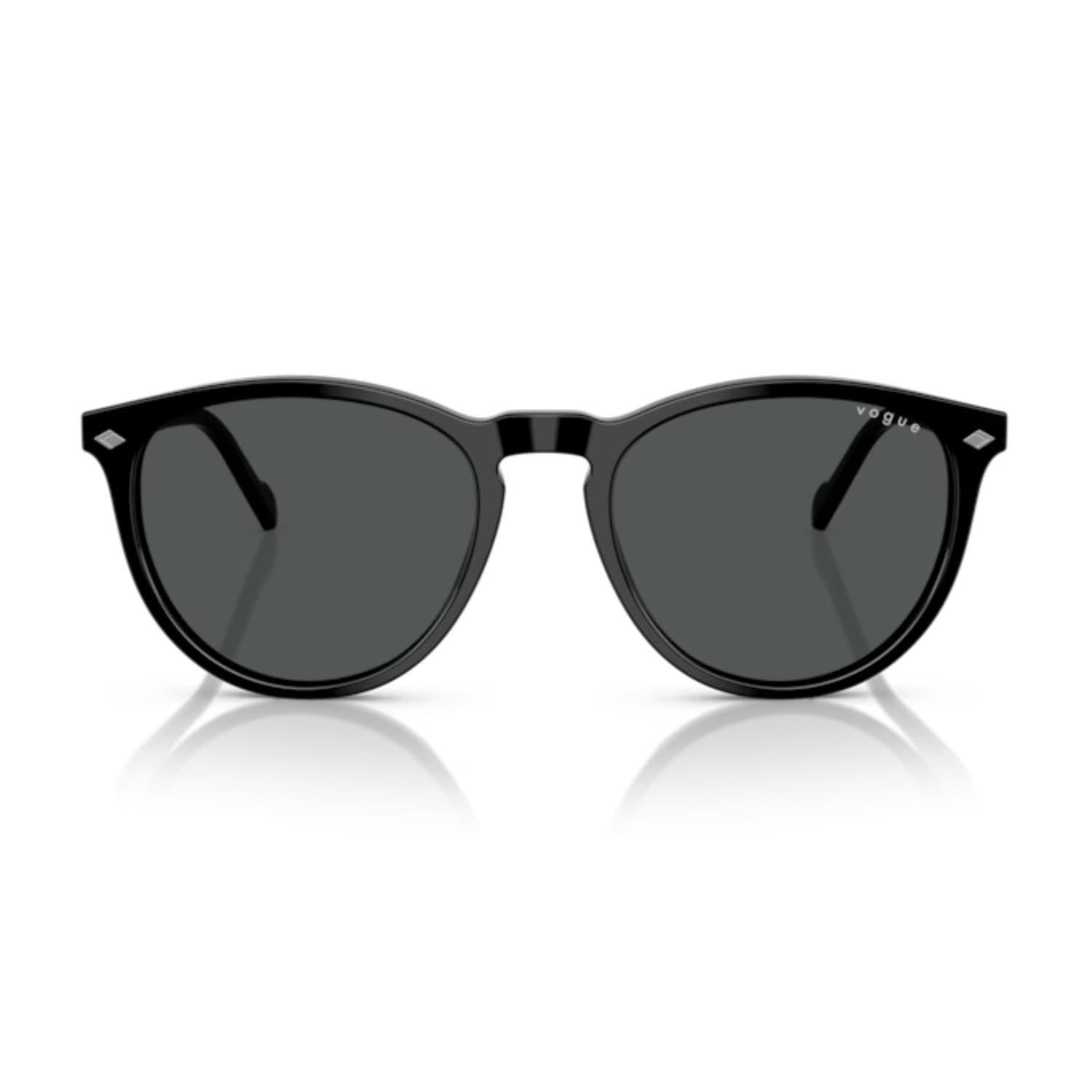 Vogue VO 5599S W4487 53 Unisex Oval Siyah Kemik Güneş Gözlüğü