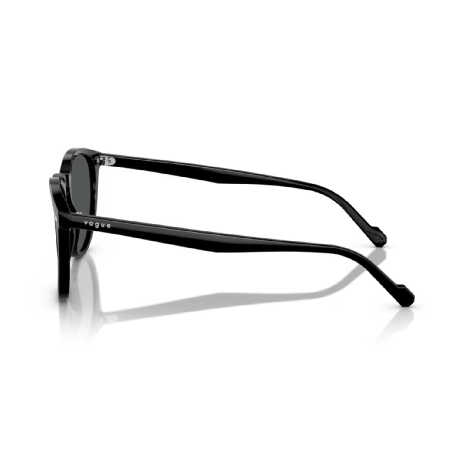 Vogue VO 5599S W4487 53 Unisex Oval Siyah Kemik Güneş Gözlüğü