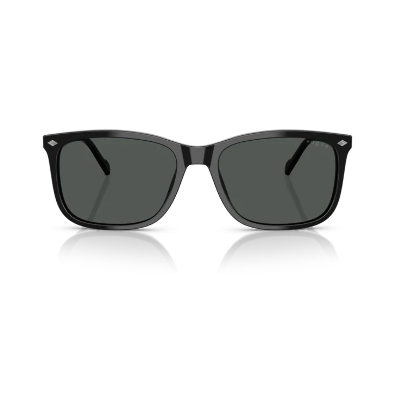 Vogue Vo 5618S W4487 57 Unisex Kare Siyah Kemik Güneş Gözlüğü