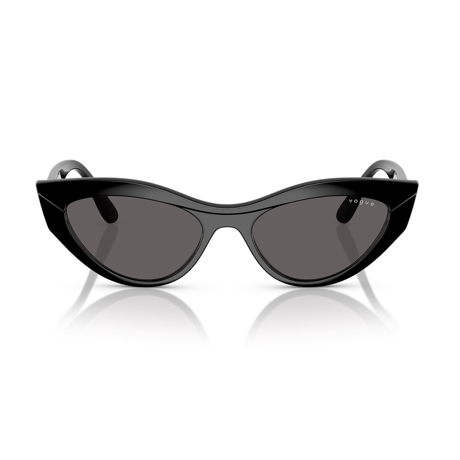 Vogue VO 5637SU W4487 52 Kadın Cat Eye Siyah Kemik Güneş Gözlüğü