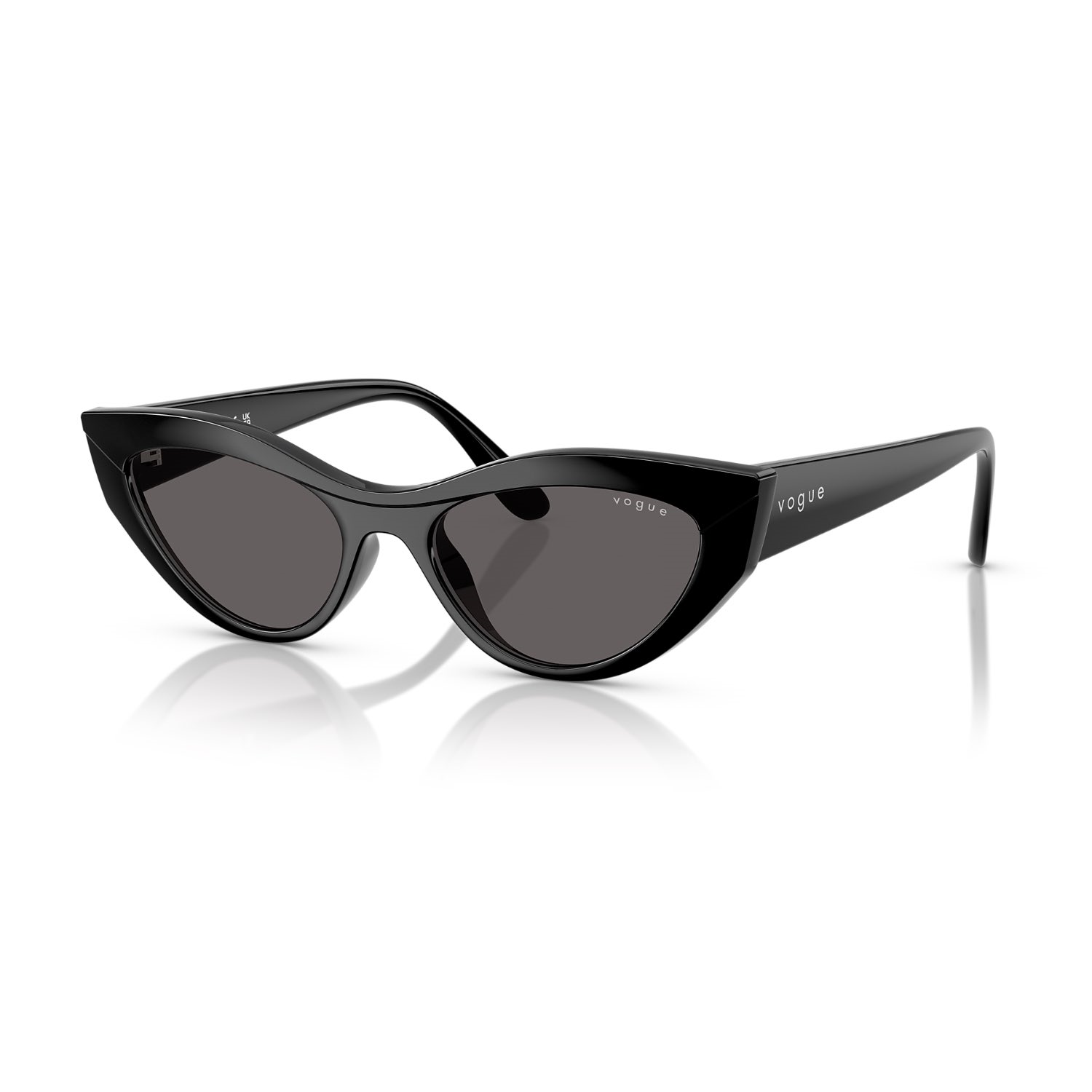Vogue VO 5637SU W4487 52 Kadın Cat Eye Siyah Kemik Güneş Gözlüğü
