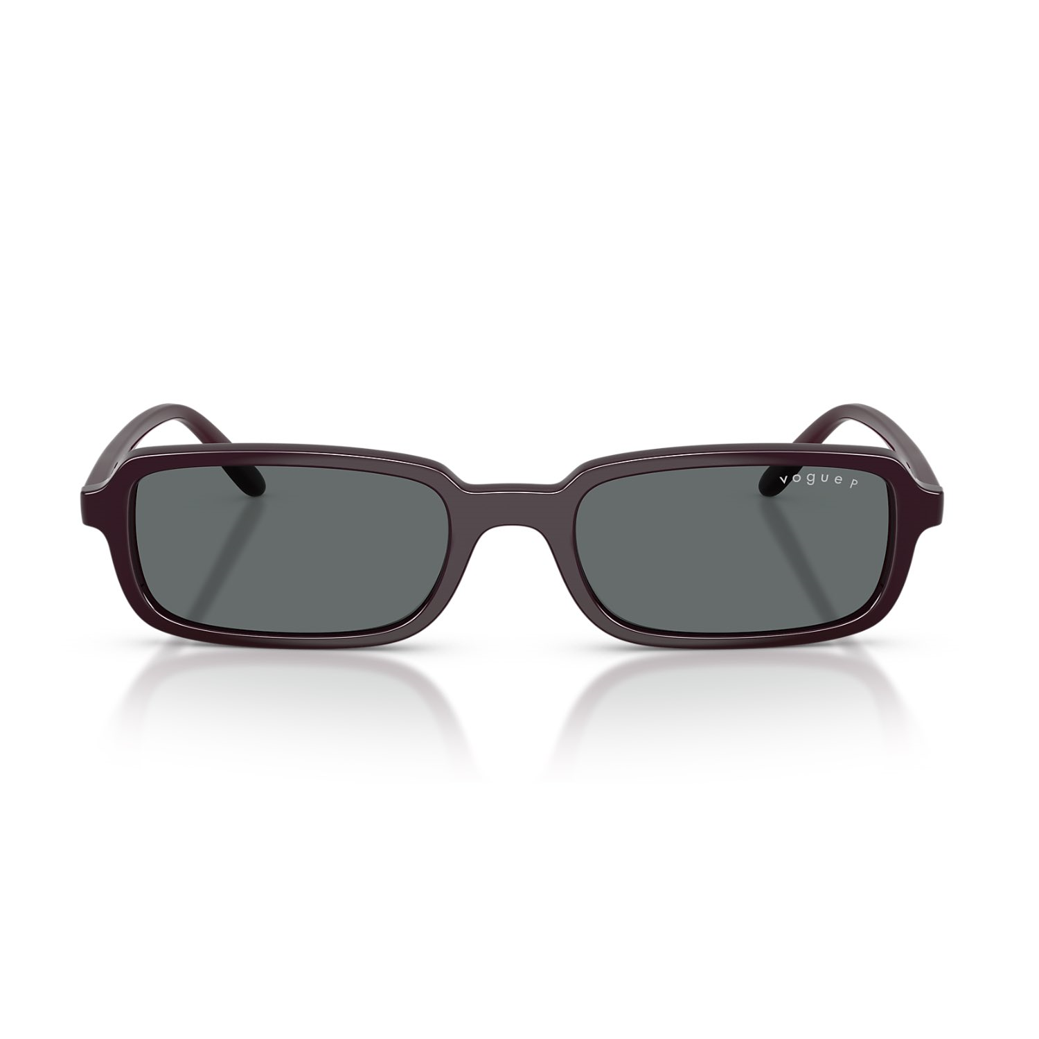 Vogue VO 5666S 242681 53 Kadın Polarize Yastık Bordo Kemik Güneş Gözlüğü
