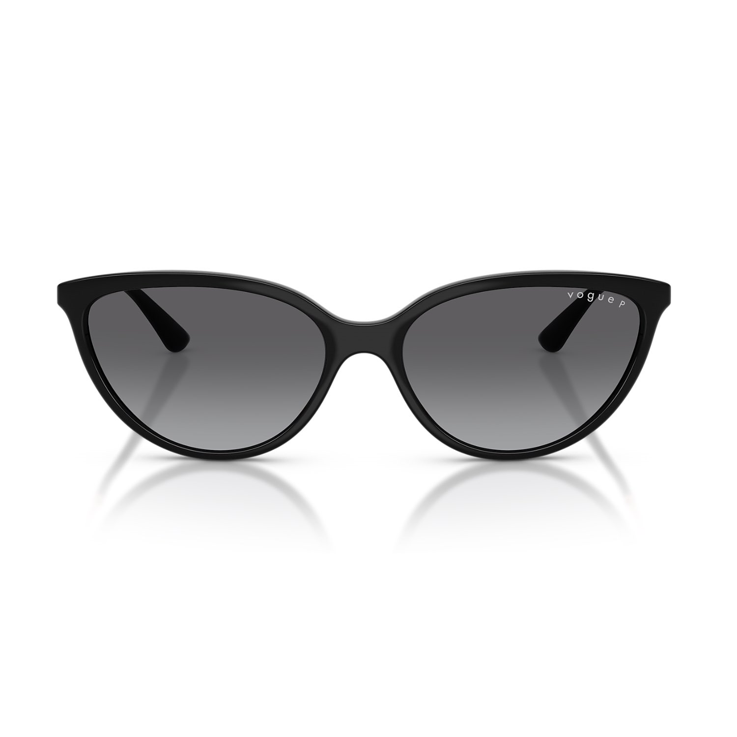 Vogue VO 5672S W44T3 57 Kadın Polarize Cat Eye Degrade Siyah Kemik Güneş Gözlüğü
