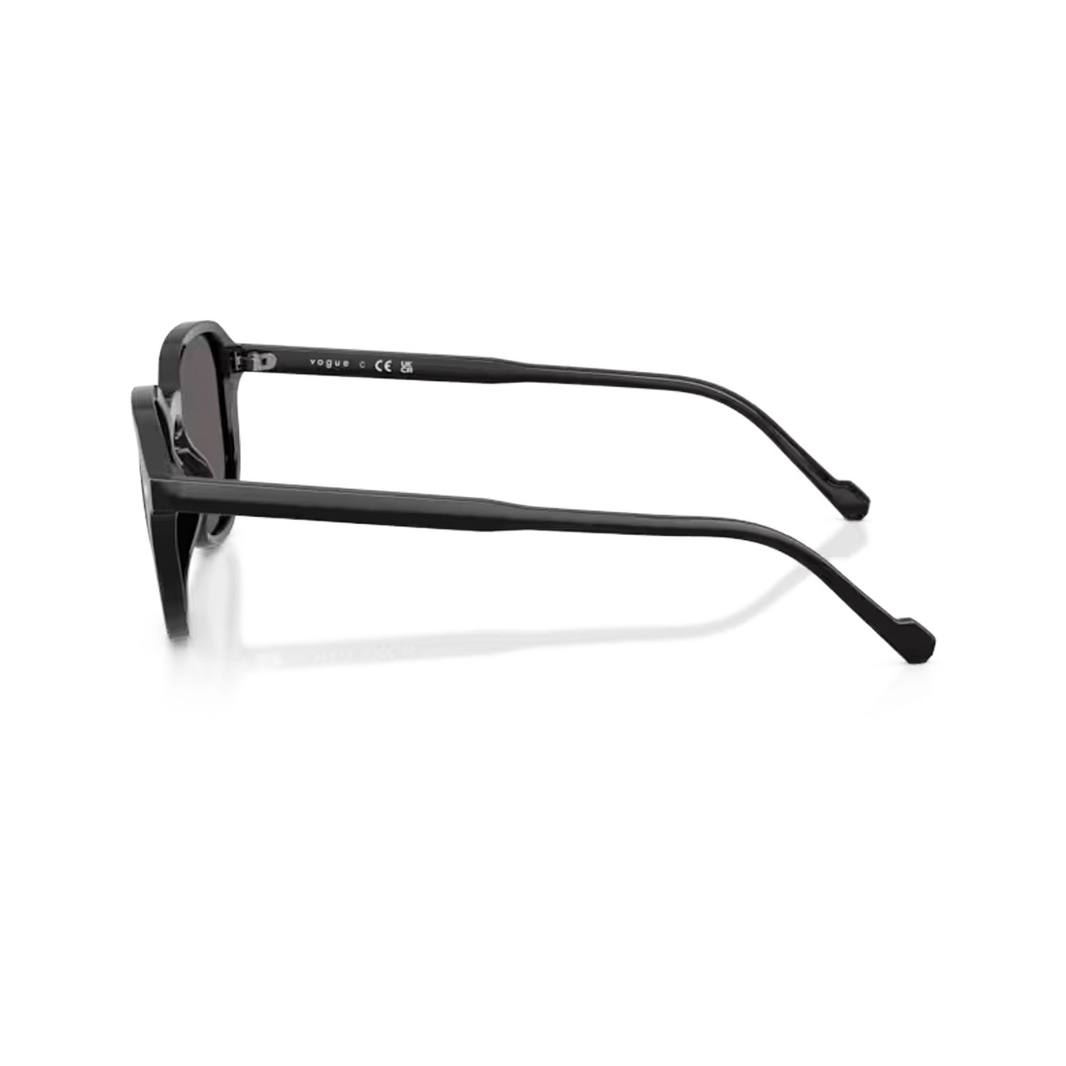 Vogue VO 5707S W4487 51 Unisex Oval Siyah Kemik Güneş Gözlüğü