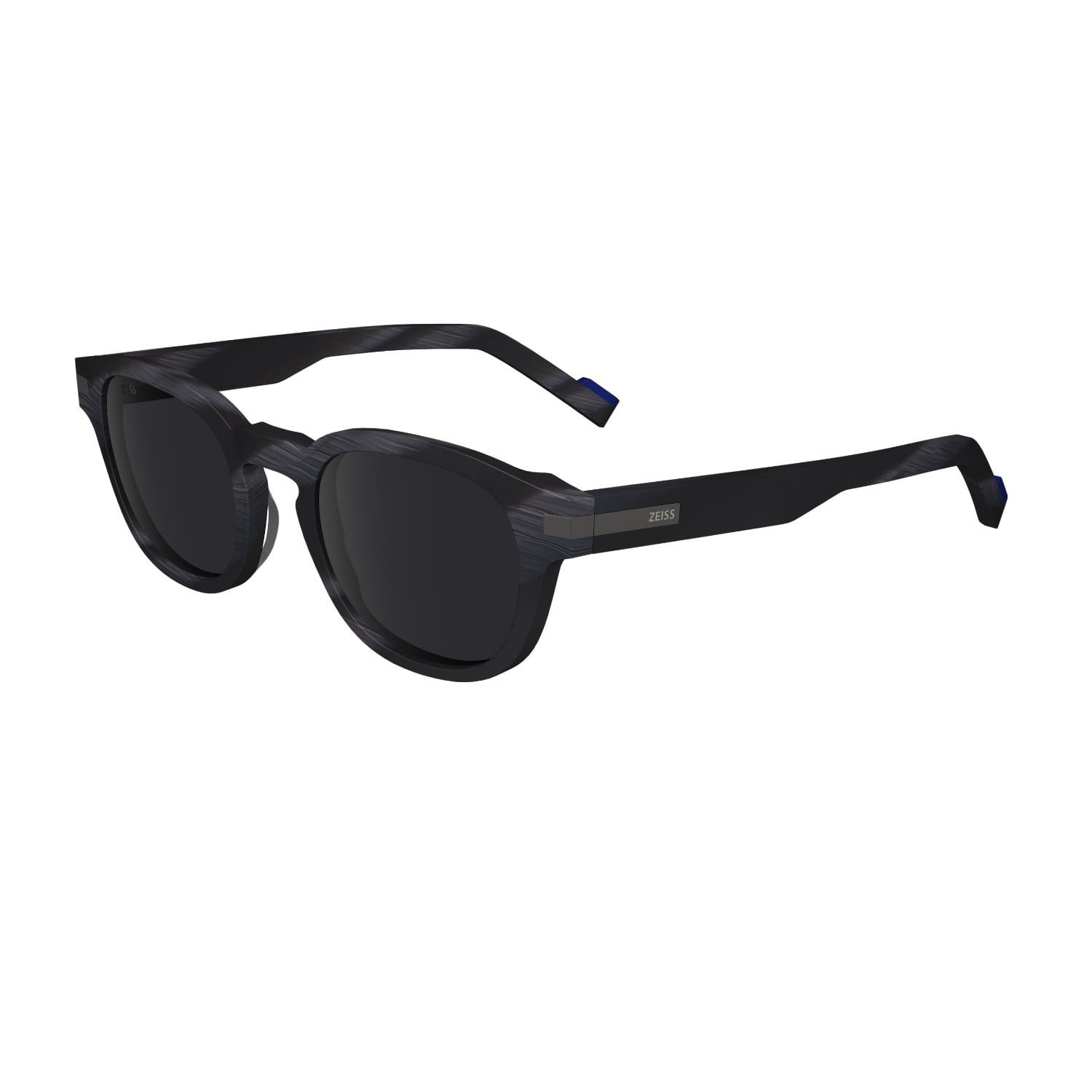 Zeiss ZS 23536S 036 49 Unisex Siyah Oval Kemik Güneş Gözlüğü
