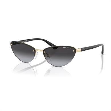 Armani Exchange AEX 2049S 61108G 58 Kadın Cat Eye Altın Metal Güneş Gözlüğü