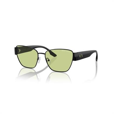 Armani Exchange AEX 2051S 6002 56 Unisex Geometrik Siyah Kombine Güneş Gözlüğü