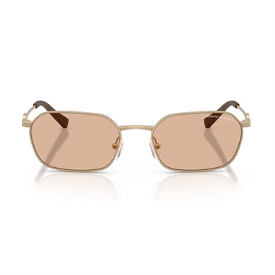 Armani Exchange AEX 2056S 612173 54 Unisex Geometrik Gold Metal Güneş Gözlüğü