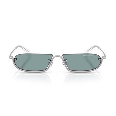 Armani Exchange AEX 2058S 60209C 58 Erkek Geometrik Gümüş Aynalı Metal Güneş Gözlüğü