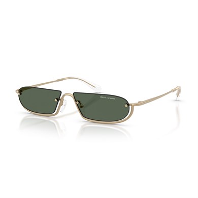 Armani Exchange AEX 2058S 612171 58 Erkek Geometrik Gold Metal Güneş Gözlüğü