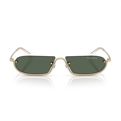 Armani Exchange AEX 2058S 612171 58 Erkek Geometrik Gold Metal Güneş Gözlüğü