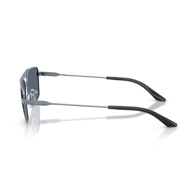 Armani Exchange AEX 2059S 613287 56 Unisex Geometrik Mavi Metal Güneş Gözlüğü