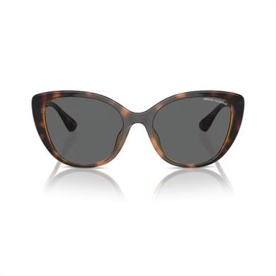 Armani Exchange AEX 4111SU 821387 54 Kadın Cat Eye Kırçıllı Kahverengi Kemik Güneş Gözlüğü