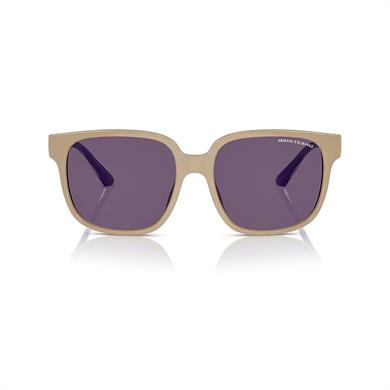 Armani Exchange AEX 4136S 83421A 56 Kadın Kare Bej Kemik Güneş Gözlüğü
