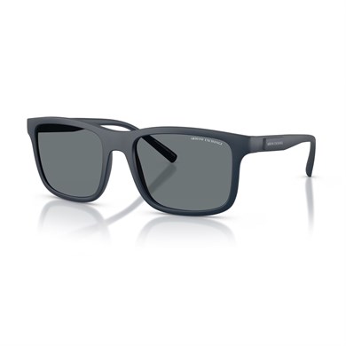 Armani Exchange AEX 4145S 839980 57 Erkek Dikdörtgen Mavi Kemik Güneş Gözlüğü