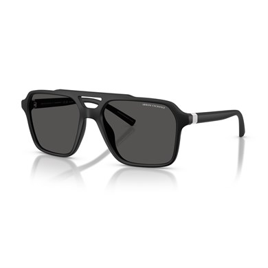 Armani Exchange AEX 4166SU 807887 57 Erkek Pilot Siyah Kemik Güneş Gözlüğü