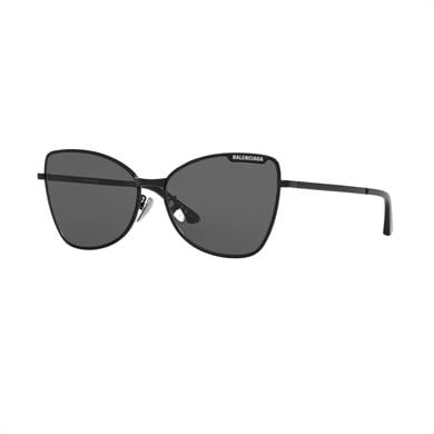 Balenciaga 0278S 001 60 Kadın Kelebek Siyah Metal Güneş Gözlüğü