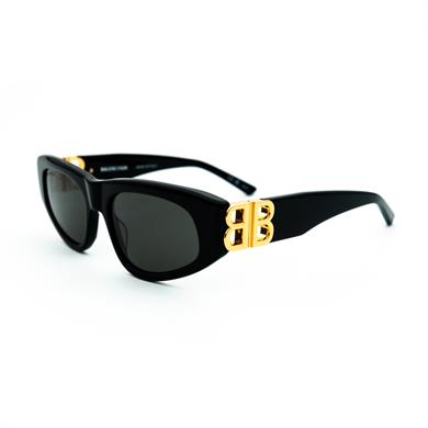 Balenciaga BB 0095S 001 53 Kadın Siyah Cat Eye Güneş Gözlüğü