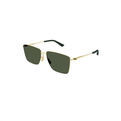 Bottega Vaneta BV1267S 004 58 Unisex Geometrik Gold Metal Güneş Gözlüğü