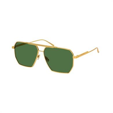 Bottega Veneta BV 1012S 004 60 Erkek Gold Metal Kare Güneş Gözlüğü