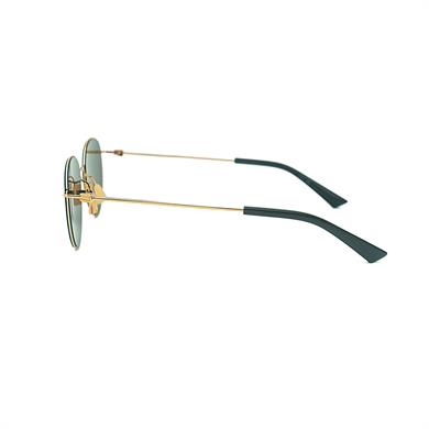 Bottega Veneta BV 1268S 002 51 Unisex Oval Gold Metal Güneş Gözlüğü