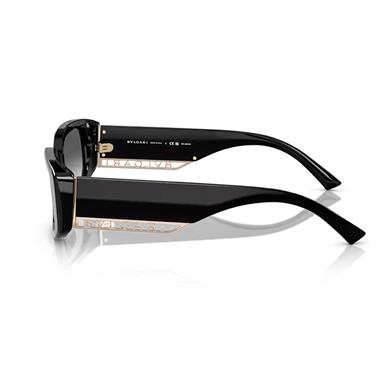 Bvlgari BV 8259 501T3 53 Kadın Siyah Polarize Kemik Güneş Gözlüğü