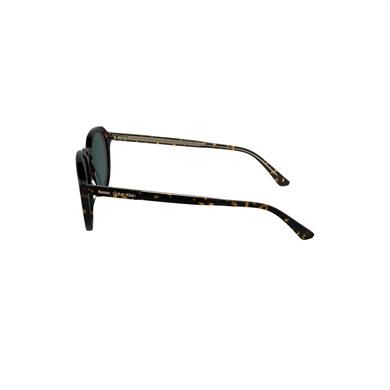 Calvin Klein CK 24538S 235 51 Unisex Oval Kırçıllı Kahverengi Kemik Güneş Gözlüğü