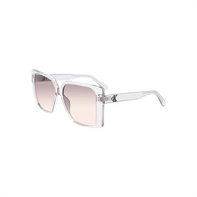 Calvin Klein Jeans CKJ 22607S 971 56 Kadın Kelebek Şeffaf Kemik Güneş Gözlüğü