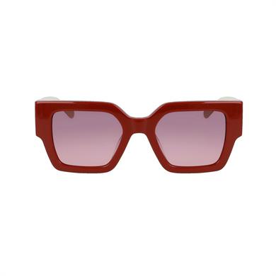 Calvin Klein Jeans CKJ 22638S 671 51 Kadın Cat Eye Kırmızı Kemik Güneş Gözlüğü 