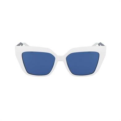 Calvin Klein Jeans CKJ 22639S 100 55 Kadın Cat Eye Beyaz Kemik Güneş Gözlüğü