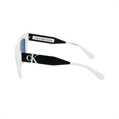 Calvin Klein Jeans CKJ 22639S 100 55 Kadın Cat Eye Beyaz Kemik Güneş Gözlüğü
