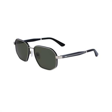 Calvin Klein Jeans CKJ 23102S 045 58 Erkek Dikdörtgen Gümüş Metal Güneş Gözlüğü