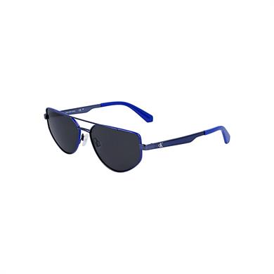 Calvin Klein Jeans CKJ 23220S 400 58 Unisex Pilot Mavi Metal Güneş Gözlüğü