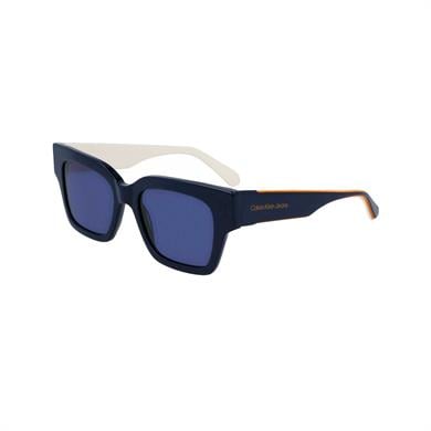 Calvin Klein Jeans CKJ 23601S 400 52 Kadın Geometrik Lacivert Kemik Güneş Gözlüğü