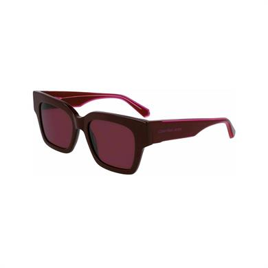 Calvin Klein Jeans CKJ 23601S 603 52 Kadın Geometrik Bordo Kemik Güneş Gözlüğü