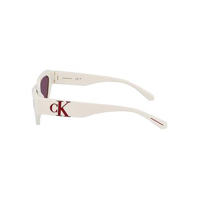 Calvin Klein Jeans CKJ 23652S 100 54 Kadın Cat Eye Beyaz Kemik Güneş Gözlüğü