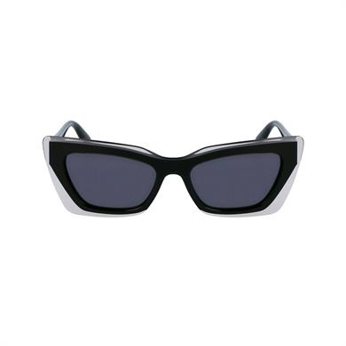 Calvin Klein Jeans CKJ 23656S 001 52 Kadın Cat Eye Kristal Siyah Kemik Güneş Gözlüğü