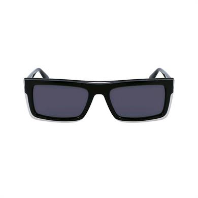 Calvin Klein Jeans CKJ 23657S 001 55 Unisex Dikdörtgen Kristal Siyah Kemik Güneş Gözlüğü 