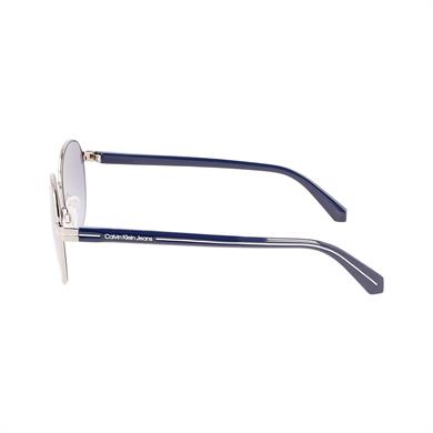 Calvin Klein Jeans CKJ 22203S 015 53 Unisex Yuvarlak Gri Metal Güneş Gözlüğü