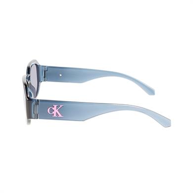 Calvin Klein Jeans CKJ 22633S 405 55 Kadın Geometrik Şeffaf Mavi Kemik Güneş Gözlüğü