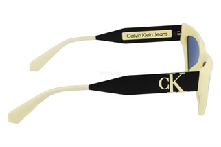Calvin Klein Jeans CKJ 22640S 745 57 Kadın Cat Eye Sarı Kemik Güneş Gözlüğü