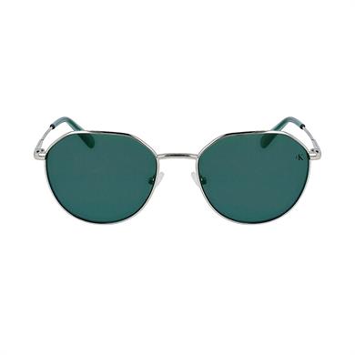 Calvin Klein Jeans CKJ 23201S 040 55 Unisex Geometrik Gri Metal Güneş Gözlüğü