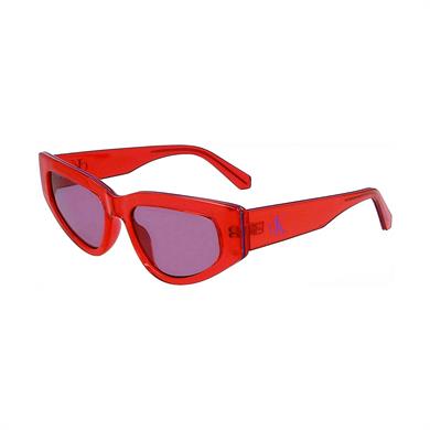 Calvin Klein Jeans CKJ 23603S 600 53 Kadın Cat Eye Kırmızı KemikGüneş Gözlüğü