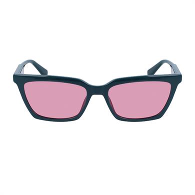 Calvin Klein Jeans CKJ 23606S 300 55 Unisex Cat Eye Yeşil Kemik Güneş Gözlüğü