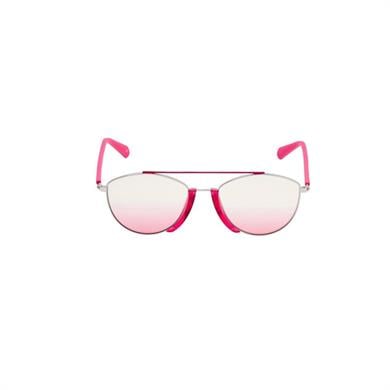 Calvin Klein Jeans CKJ 19306S 655 53 Kadın Oval Pembe Metal Güneş Gözlüğü