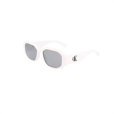 Calvin Klein Jeans CKJ 22633S 100 55 Kadın Geometrik Beyaz Kemik Güneş Gözlüğü