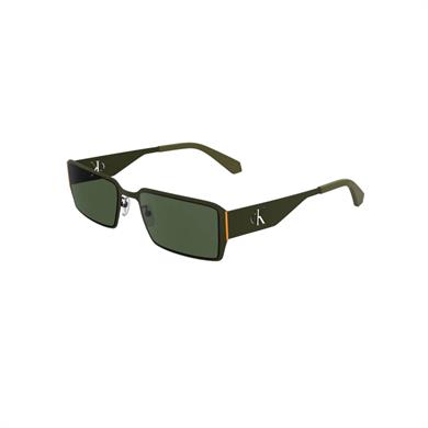 Calvin Klein Jeans CKJ 24206S 309 56 Unisex Dikdörtgen Yeşil Metal Güneş Gözlüğü