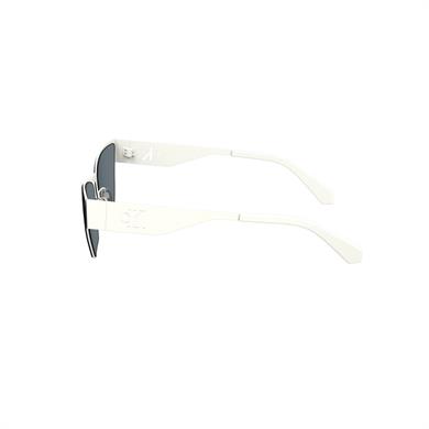 Calvin Klein Jeans CKJ 24207S 100 58 Unisex Geometrik Beyaz Metal Güneş Gözlüğü