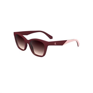 Calvin Klein Jeans CKJ 24303S 605 47 Çocuk Oval Bordo Kemik Güneş Gözlüğü