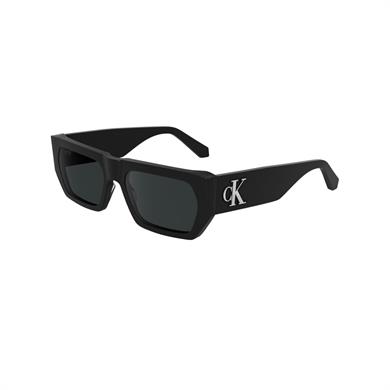 Calvin Klein Jeans CKJ 24625S 001 55 Unisex Dikdörtgen Siyah Kemik Güneş Gözlüğü